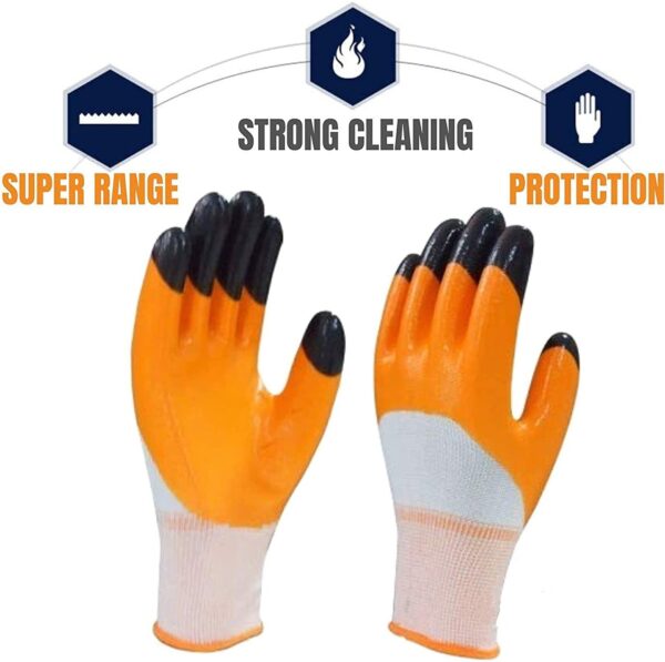 GROWTOP Heavy-Duty Gardening & Work Gloves with Claw Fingertips | Durable, Waterproof & Cut-Resistant (Pair) - Image 3